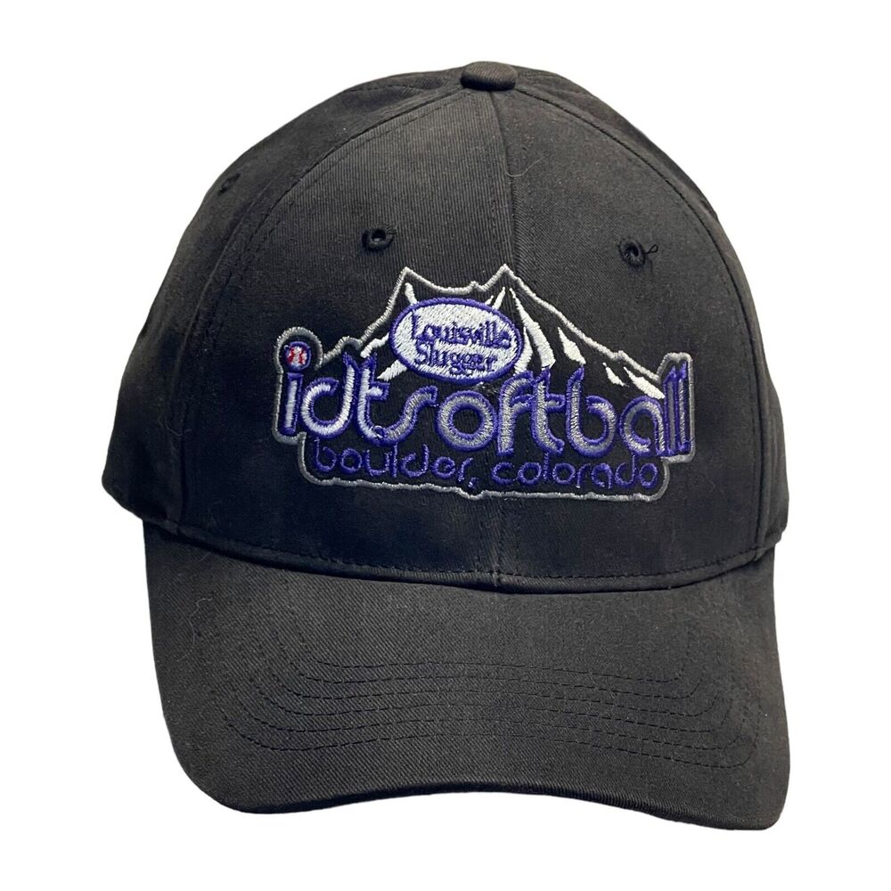 Richardson Black Louisville Slugger IDT Softball Boulder Colorado Strapback Cap